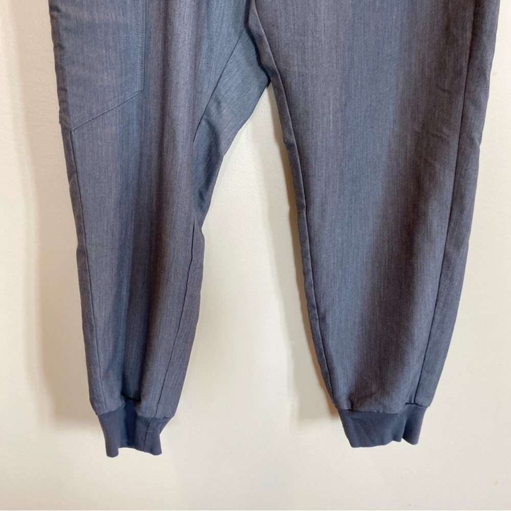 Figs Zamora Jogger Scrub Pant Nurse Gray Womens Size Large Petite - Picture 3 of 7